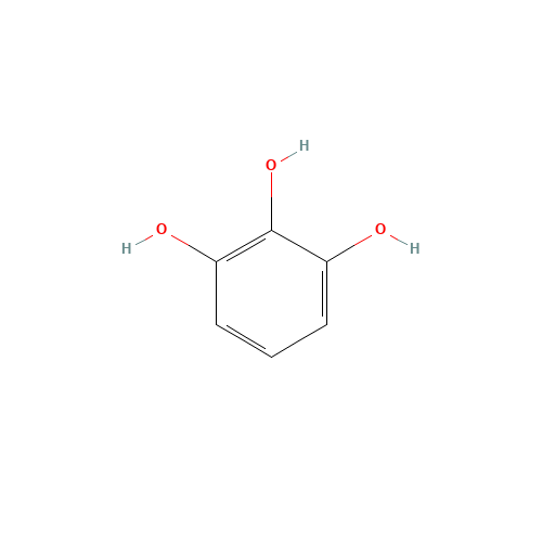 Pyrogallol (CAS: 87-66-1) - Chemical Structure and Molecular Formula 