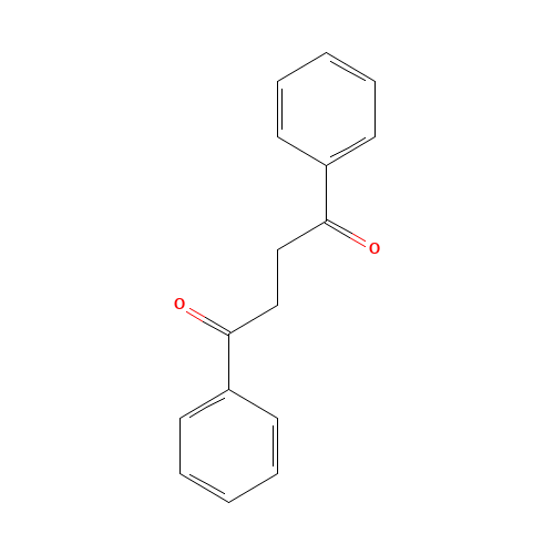 1,2-DIBENZOYLETHANE (CAS: 495-71-6) - Chemical Structure and Molecular Formula 