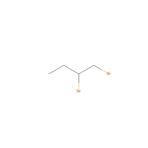 1,2-Dibromobutane (CAS: 533-98-2) - Chemical Structure and Molecular Formula 