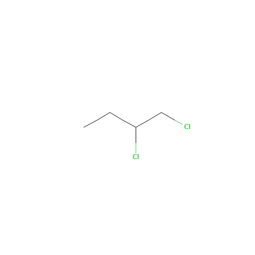 1,2-DICHLOROBUTANE (CAS: 616-21-7) - Chemical Structure and Molecular Formula 