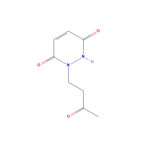 3,6-Pyridazinedione,1,2-dihydro-1-(3-oxobutyl)- (CAS: 16705-12-7) - Chemical Structure and Molecular Formula 