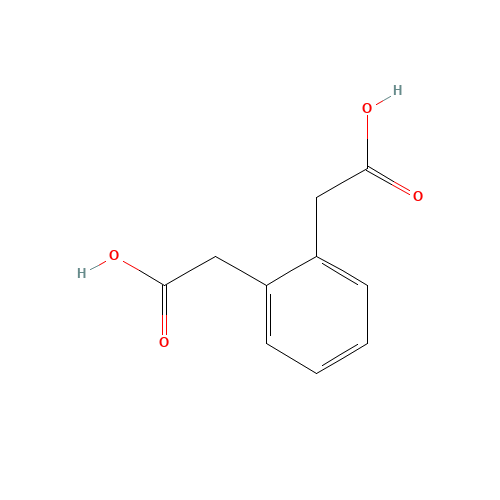 1,2-Phenylenediacetic acid (CAS: 7500-53-0) - Chemical Structure and Molecular Formula 