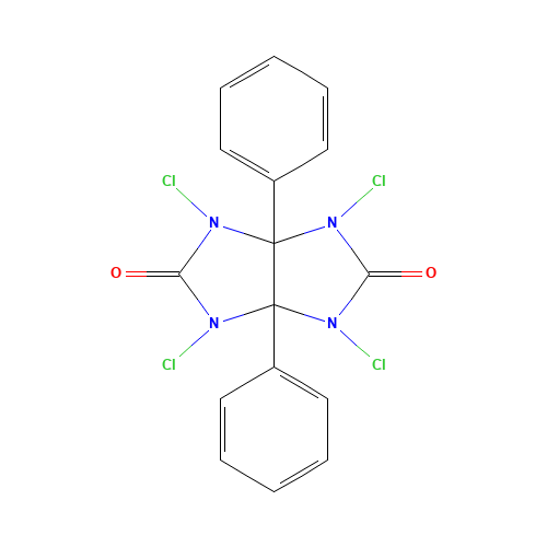 1,3,4,6-TETRACHLORO-3ALPHA,6ALPHA-DI-PHENYLGLYCOURIL (CAS: 51592-06-4) - Related Chemical Product