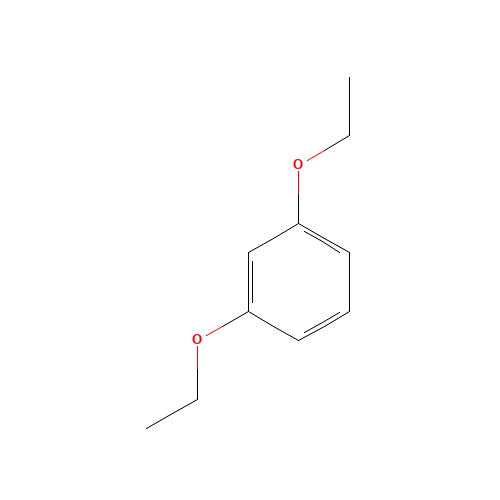 1,3-DIETHOXYBENZENE (CAS: 2049-73-2) - Chemical Structure and Molecular Formula 