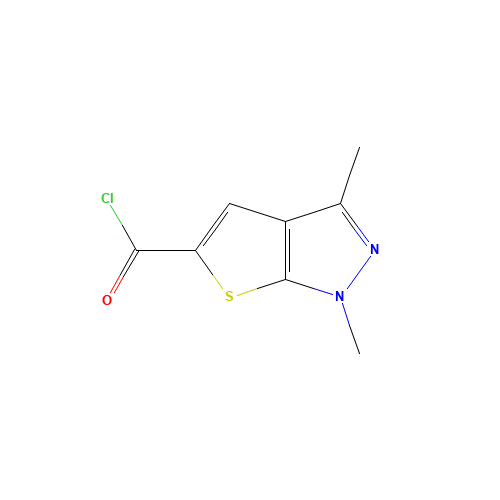 1,3-DIMETHYL-1H-THIENO[2,3-C]PYRAZOLE-5-CARBONYL CHLORIDE (CAS: 388088-75-3) - Related Chemical Product