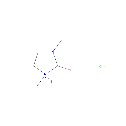 1,3-DIMETHYL-2-FLUOROIMIDAZOLINIUM CHLORIDE (CAS: 245550-85-0) - Chemical Structure and Molecular Formula 