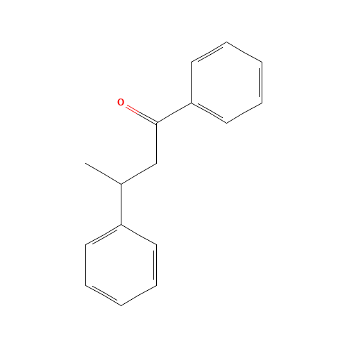 1,3-DIPHENYL-1-BUTANONE (CAS: 1533-20-6) - Chemical Structure and Molecular Formula 