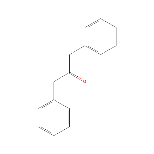 1,3-Diphenylacetone (CAS: 102-04-5) - Chemical Structure and Molecular Formula 