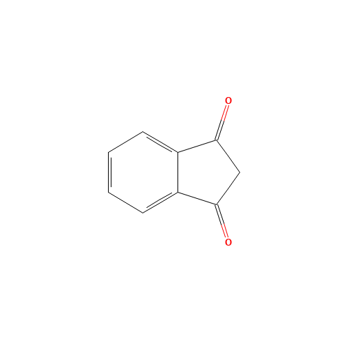1,3-Indanedione (CAS: 606-23-5) - Chemical Structure and Molecular Formula 