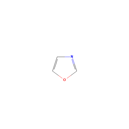 Oxazole (CAS: 288-42-6) - Chemical Structure and Molecular Formula 