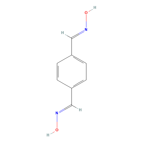 1,4-Benzenedicarboxaldehyde dioxime (CAS: 18705-39-0) - Chemical Structure and Molecular Formula 