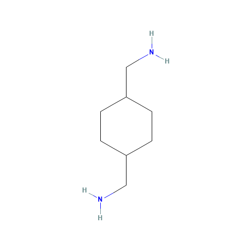 1,4-Cyclohexanebis(methylamine) (CAS: 2549-93-1) - Chemical Structure and Molecular Formula 