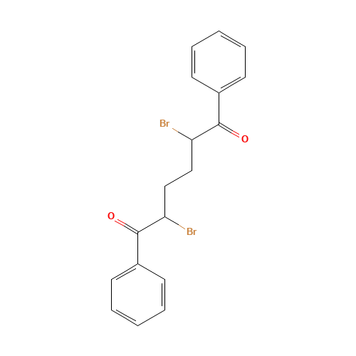 1,4-DIBENZOYL-1,4-DIBROMOBUTANE (CAS: 71225-00-8) - Chemical Structure and Molecular Formula 