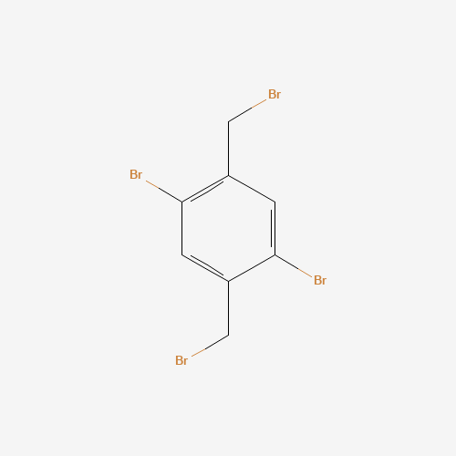1,4-DIBROMO-2,5-BIS(BROMMETHYL)BENZENE chemical structure 1,4-DIBROMO-2,5-BIS(BROMMETHYL)BENZENE (CAS: 35335-16-1) - Chemical Structure and Molecular Formula