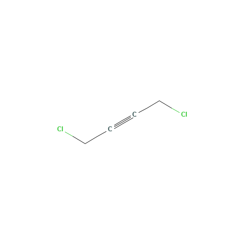 1,4-Dichloro-2-butyne (CAS: 821-10-3) - Chemical Structure and Molecular Formula 