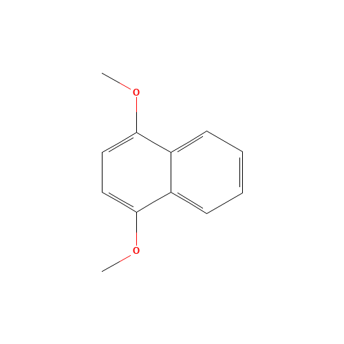 1,4-DIMETHOXYNAPHTHALENE (CAS: 10075-62-4) - Chemical Structure and Molecular Formula 