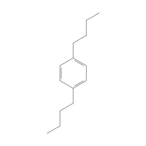 1,4-DI-N-BUTYLBENZENE (CAS: 1571-86-4) - Chemical Structure and Molecular Formula 