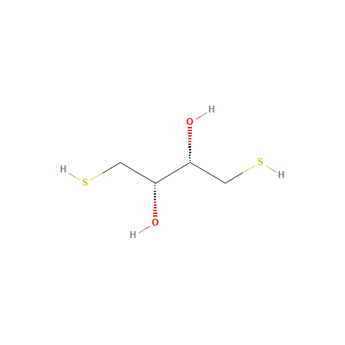 DL-Dithiothreitol (CAS: 27565-41-9) - Chemical Structure and Molecular Formula 