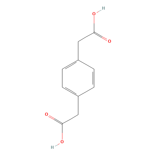 1,4-Phenylenediacetic acid (CAS: 7325-46-4) - Chemical Structure and Molecular Formula 