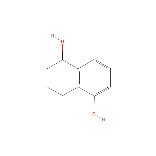 1,2,3,4-TETRAHYDRO-1,5-NAPHTHALENEDIOL (CAS: 40771-26-4) - Chemical Structure and Molecular Formula 