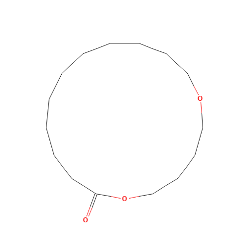 1,6-Dioxacycloheptadecan-7-one (CAS: 6707-60-4) - Chemical Structure and Molecular Formula 