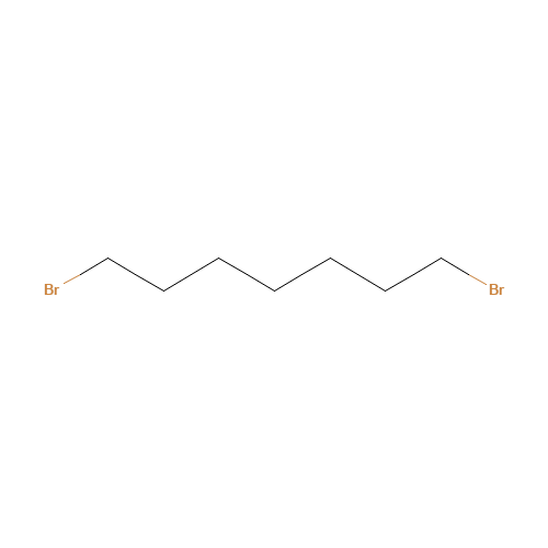 1,7-DIBROMOHEPTANE (CAS: 4549-31-9) - Chemical Structure and Molecular Formula 