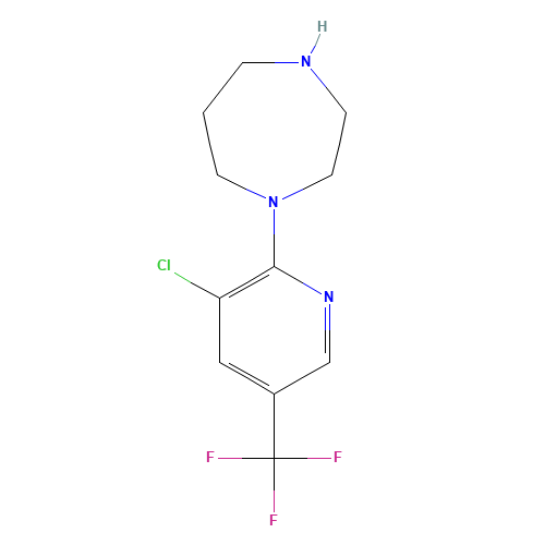 1-[3-CHLORO-5-(TRIFLUOROMETHYL)-2-PYRIDYL]-1,4-DIAZEPANE (CAS: 231953-40-5) - Related Chemical Product