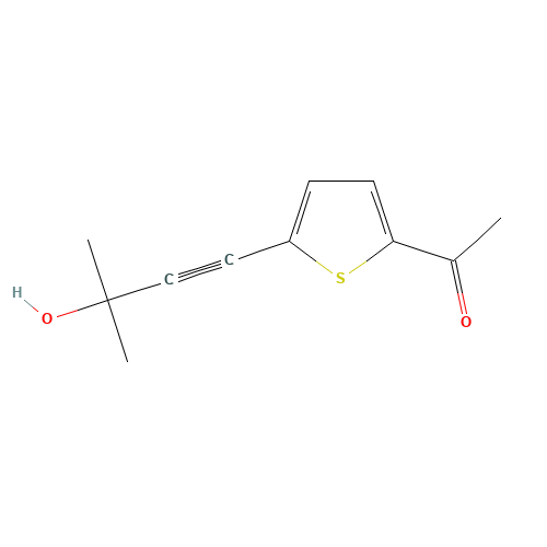 1-[5-(3-HYDROXY-3-METHYLBUT-1-YNYL)-2-THIENYL]ETHAN-1-ONE (CAS: 175203-51-7) - Related Chemical Product
