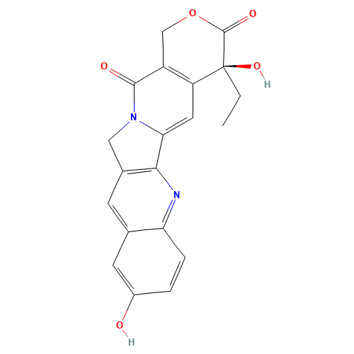 10-Hydroxycamptothecin (CAS: 19685-09-7) - Chemical Structure and Molecular Formula 