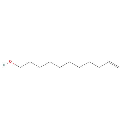 10-UNDECEN-1-OL (CAS: 112-43-6) - Chemical Structure and Molecular Formula 