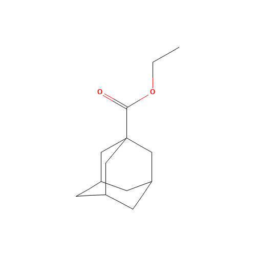 Ethyl adamantane-1-carboxylate (CAS: 2094-73-7) - Chemical Structure and Molecular Formula 