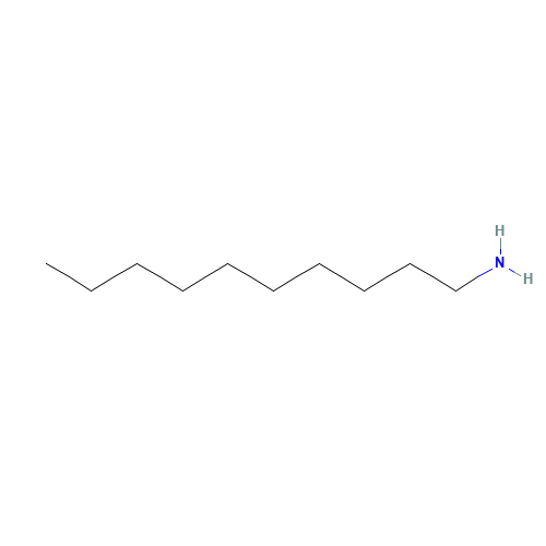Decylamine (CAS: 2016-57-1) - Chemical Structure and Molecular Formula 