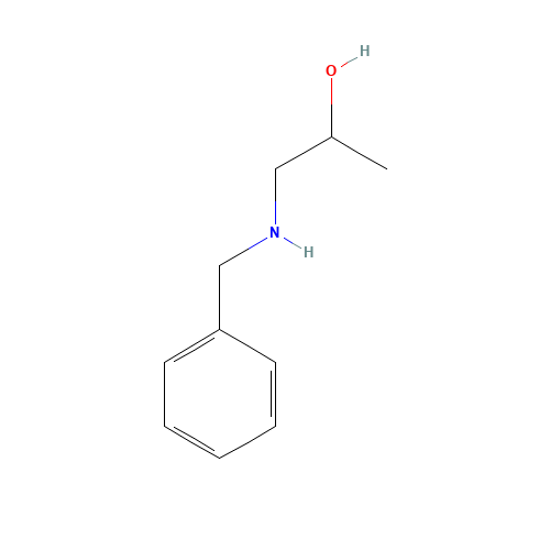 1-(Benzylamino)propan-2-ol (CAS: 27159-32-6) - Chemical Structure and Molecular Formula 