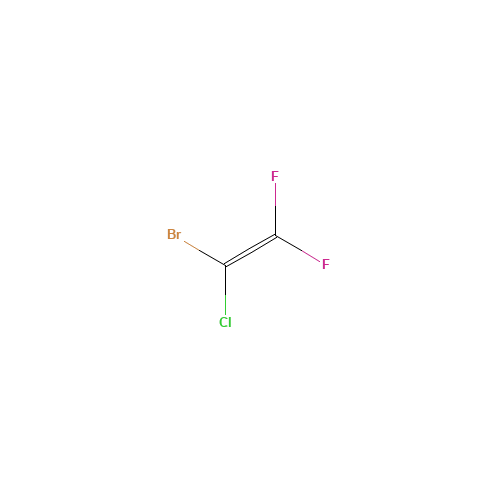 1-BROMO-1-CHLORODIFLUOROETHYLENE (CAS: 758-24-7) - Chemical Structure and Molecular Formula 