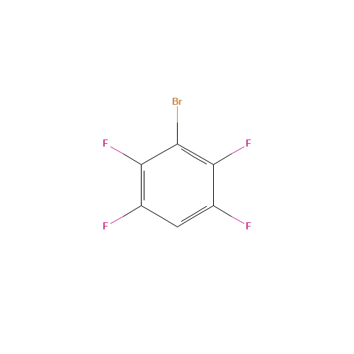 1-BROMO-2,3,5,6-TETRAFLUOROBENZENE (CAS: 1559-88-2) - Chemical Structure and Molecular Formula 