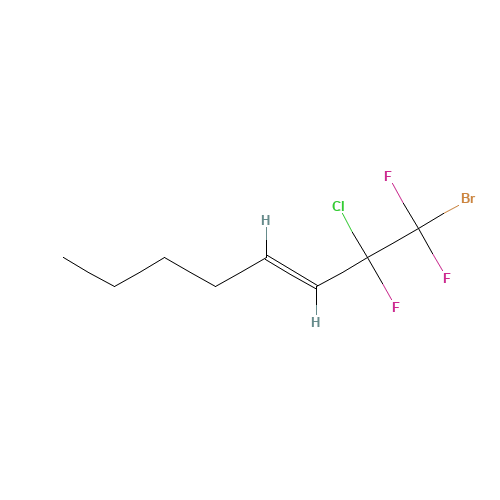 1-BROMO-2-CHLORO-1,1,2-TRIFLUORO-3-OCTENE (CAS: 30428-56-9) - Related Chemical Product