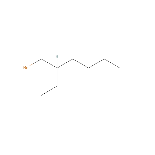 2-Ethylhexyl bromide (CAS: 18908-66-2) - Chemical Structure and Molecular Formula 