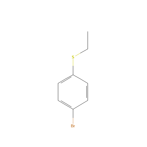1-BROMO-4-(ETHYLTHIO)BENZENE (CAS: 30506-30-0) - Chemical Structure and Molecular Formula 