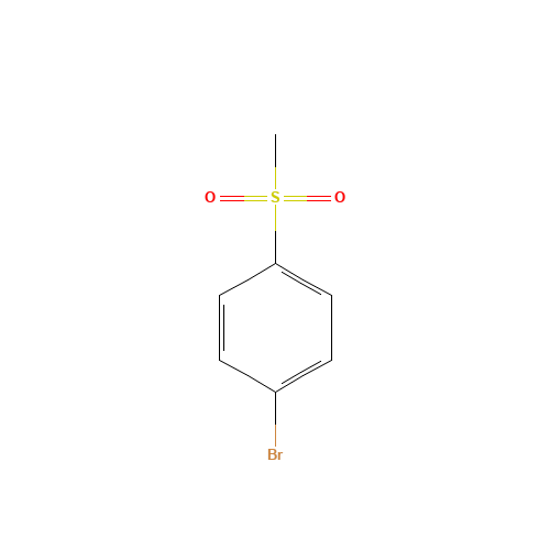 4-Bromophenyl methyl sulfone (CAS: 3466-32-8) - Chemical Structure and Molecular Formula 