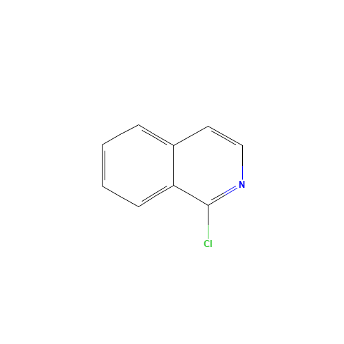 1-Chloroisoquinoline (CAS: 19493-44-8) - Chemical Structure and Molecular Formula 