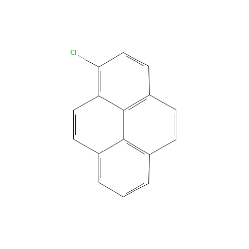 1-CHLOROPYRENE (CAS: 34244-14-9) - Chemical Structure and Molecular Formula 