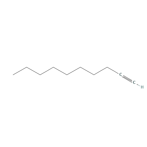 1-Decyne (CAS: 764-93-2) - Chemical Structure and Molecular Formula 