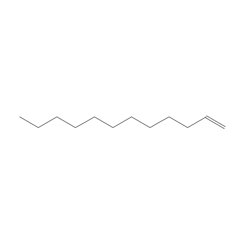 1-DODECENE (CAS: 112-41-4) - Chemical Structure and Molecular Formula 