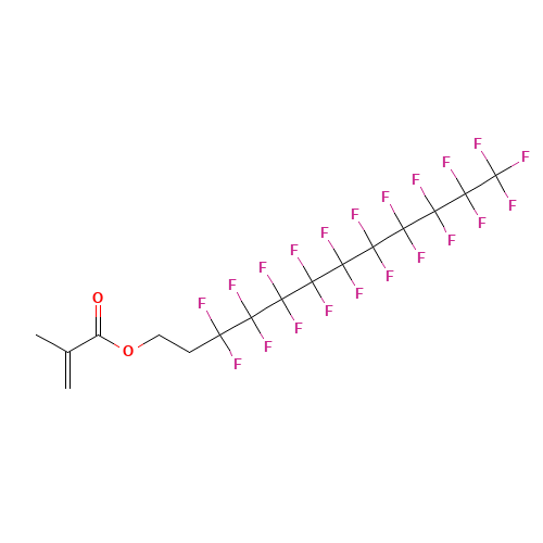 2-(Perfluorodecyl)ethyl methacrylate (CAS: 2144-54-9) - Chemical Structure and Molecular Formula 