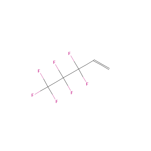 1H,1H,2H-HEPTAFLUOROPENT-1-ENE (CAS: 355-08-8) - Chemical Structure and Molecular Formula 