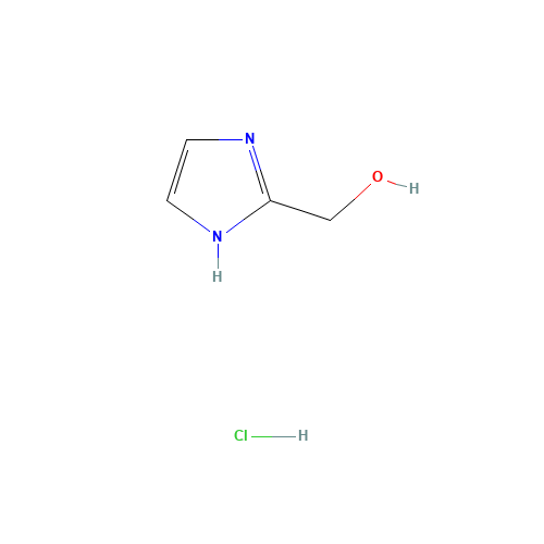 1H-IMIDAZOL-2-YLMETHANOL HYDROCHLORIDE (CAS: 116177-22-1) - Chemical Structure and Molecular Formula 