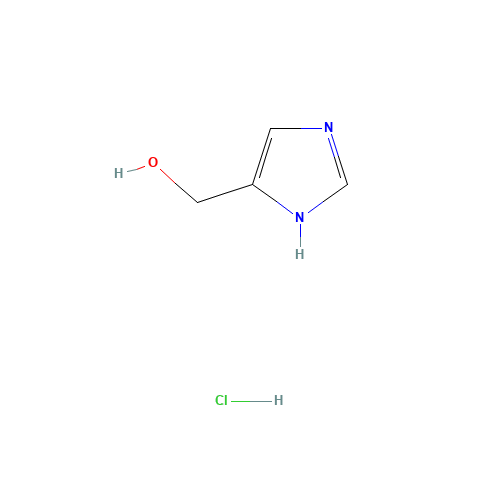 4-Imidazolemethanol hydrochloride (CAS: 32673-41-9) - Chemical Structure and Molecular Formula 