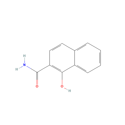 1-Hydroxy-2-carboamino Naphthalene Derivative (CAS: 62353-80-4) - Chemical Structure and Molecular Formula 