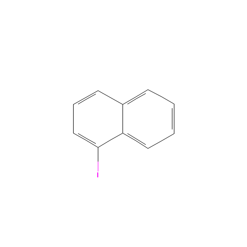 1-Iodonaphthalene (CAS: 90-14-2) - Chemical Structure and Molecular Formula 