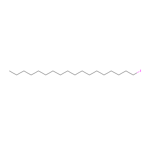 1-IODOOCTADECANE (CAS: 629-93-6) - Chemical Structure and Molecular Formula 